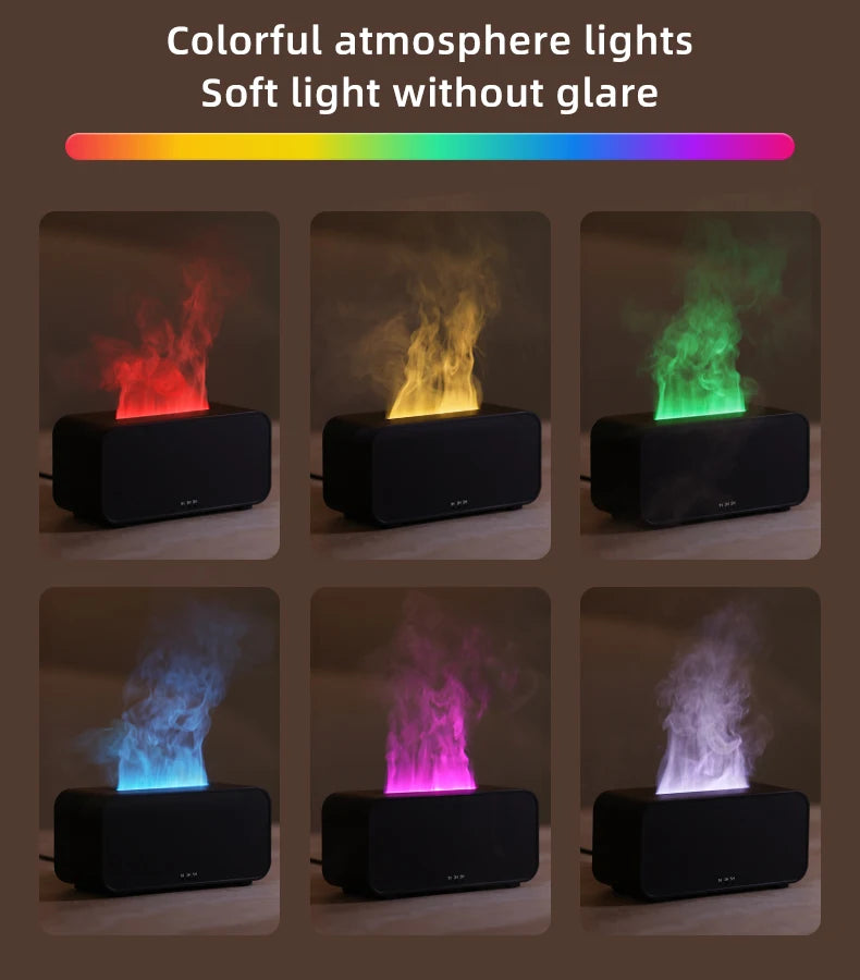 Flame Aromatherapy Mini Air Humidifier