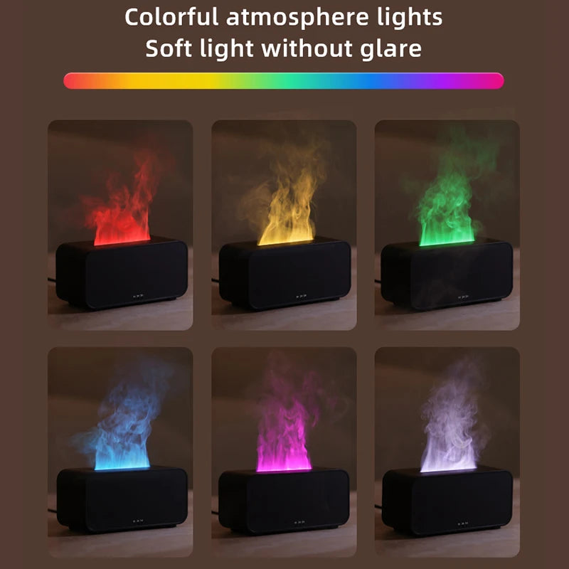 Flame Aromatherapy Mini Air Humidifier