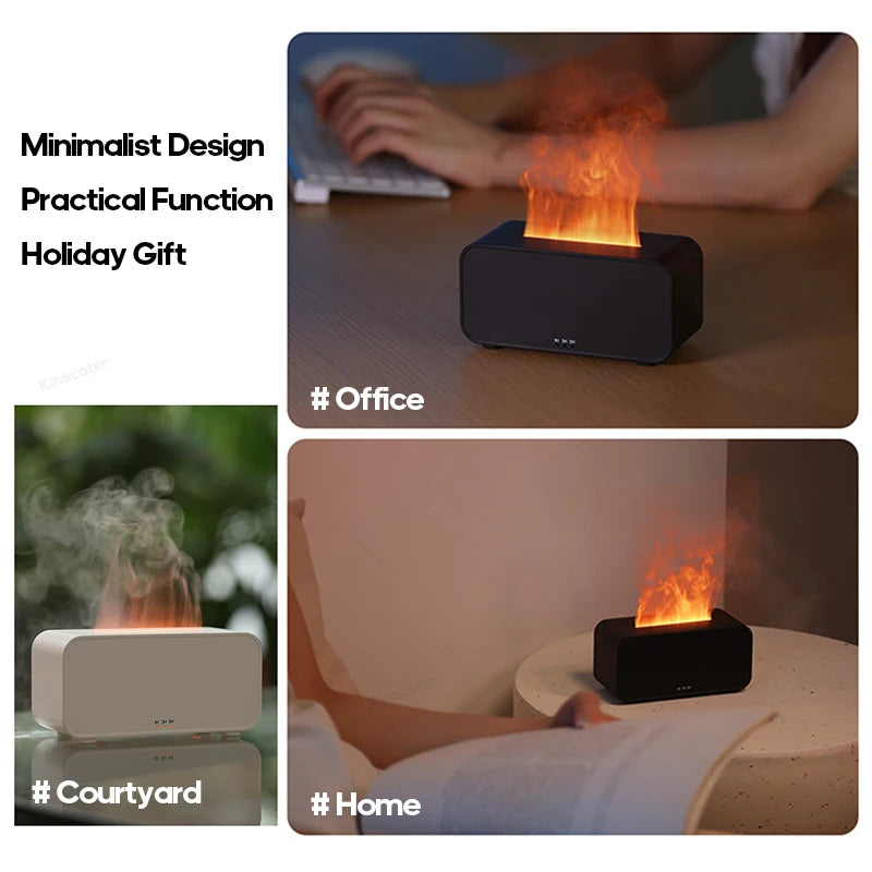 Flame Aromatherapy Mini Air Humidifier