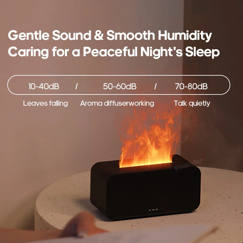 Flame Aromatherapy Mini Air Humidifier