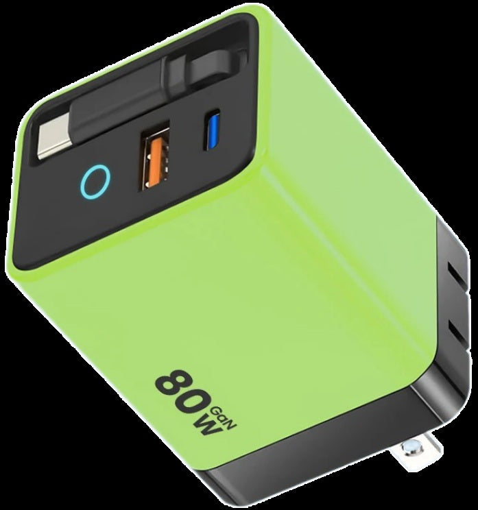 80W 3-in-1 Fast Charger