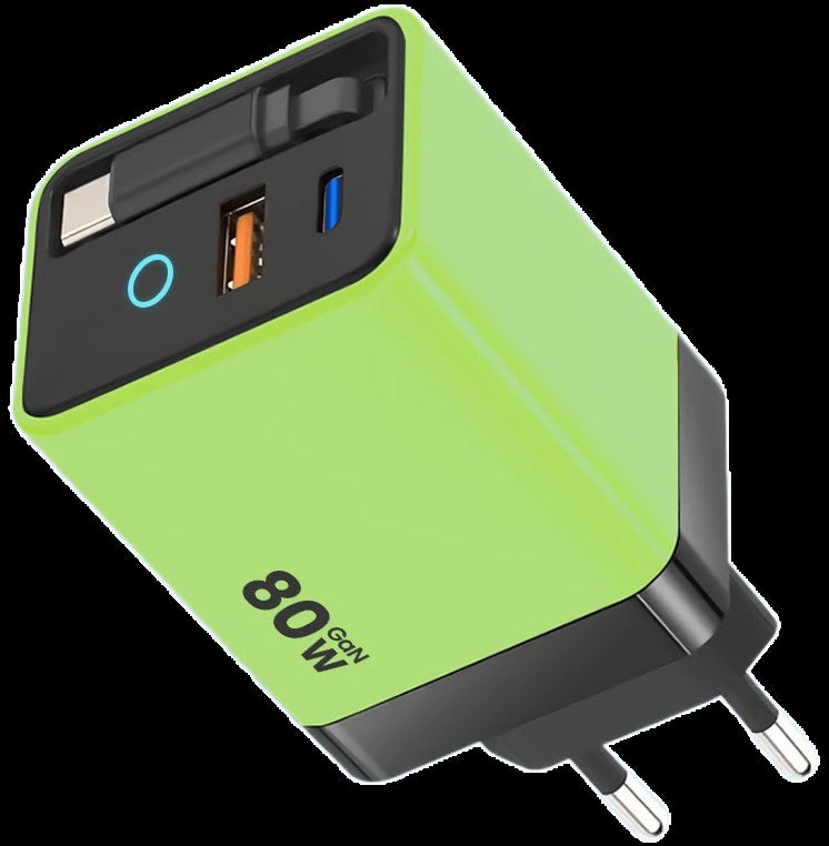 80W 3-in-1 Fast Charger