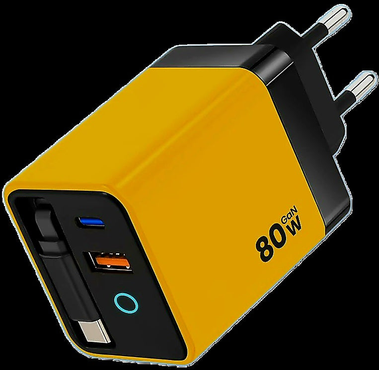 80W 3-in-1 Fast Charger